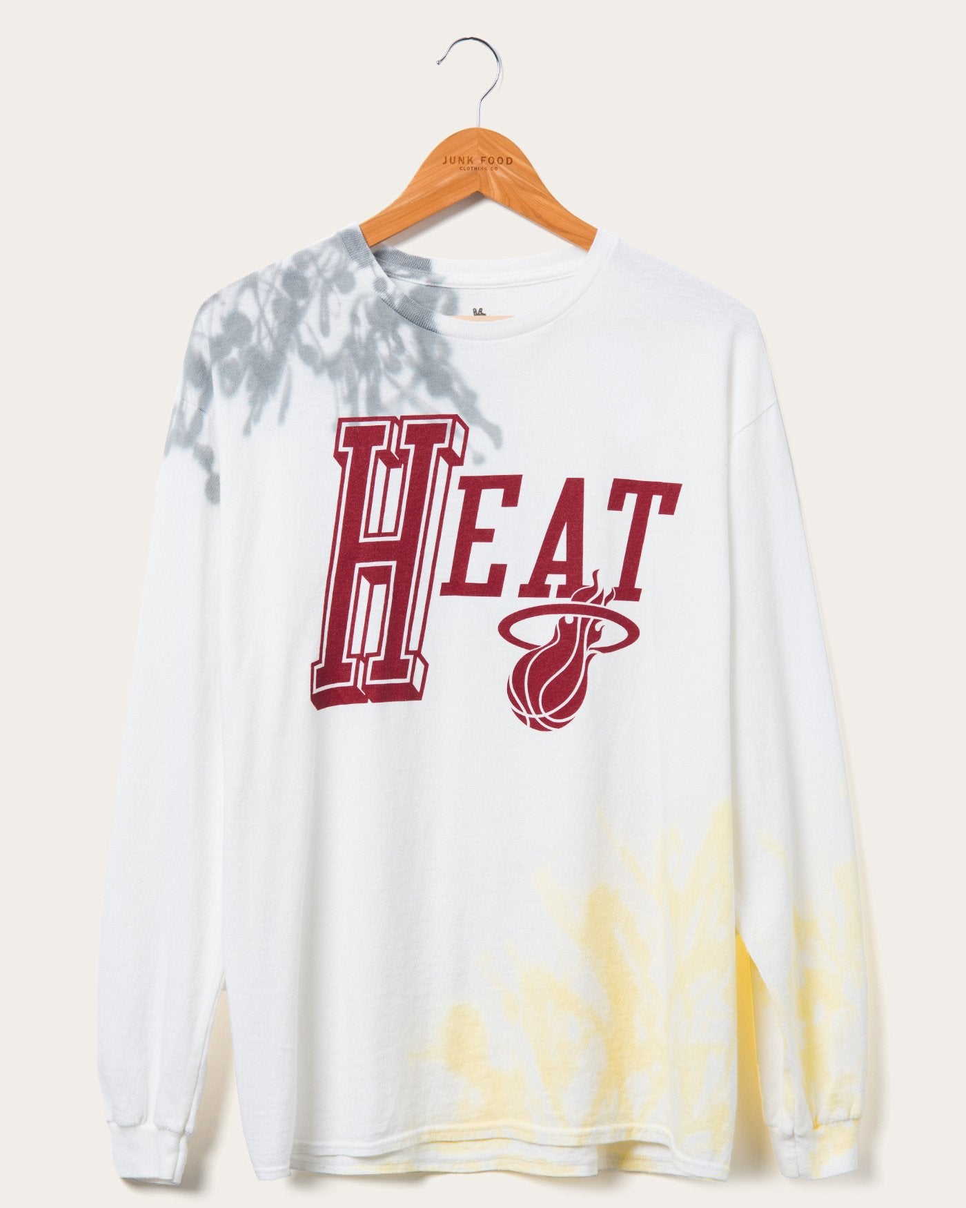 NBA Miami Heat Tie Dye Flea Market Long Sleeve Tee