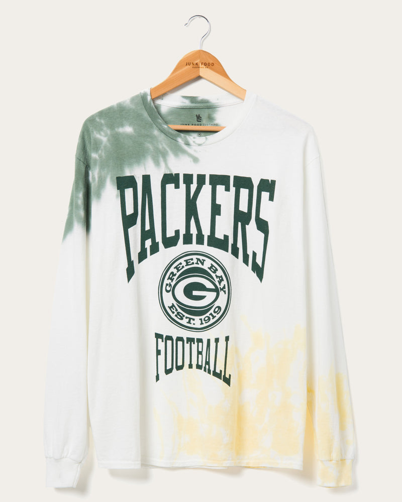 NFL Green Bay Packers Tie Dye Long Sleeve Flea Market Tee
