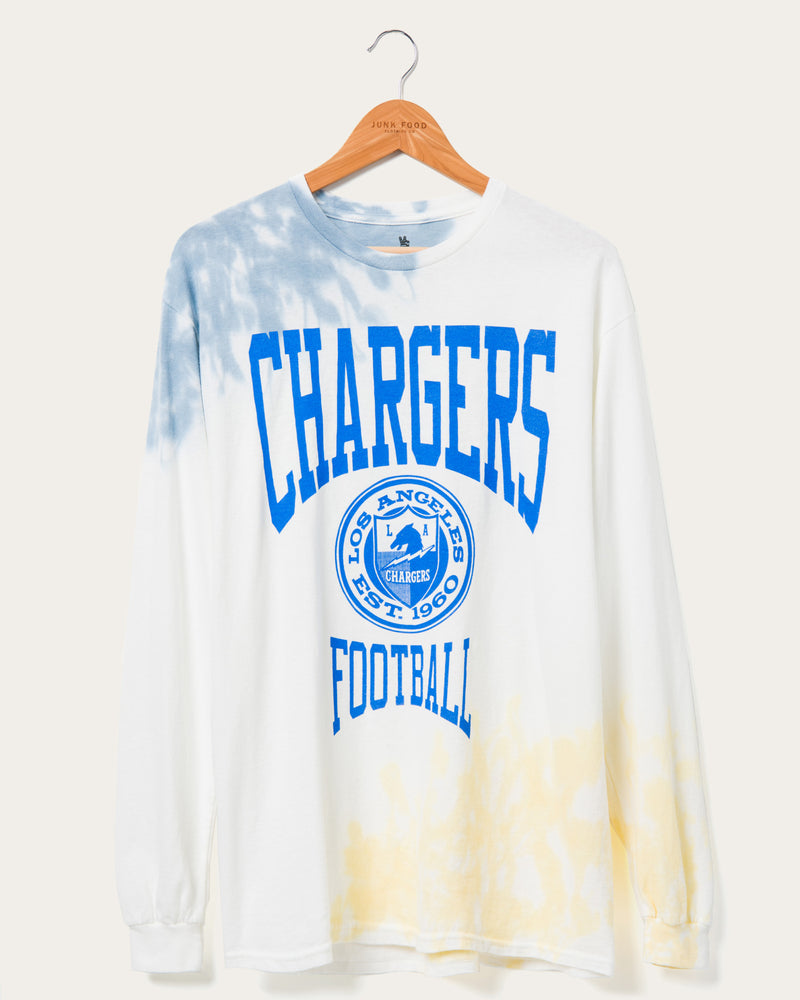 NFL Los Angeles Chargers Tie Dye Long Sleeve Flea Market Tee