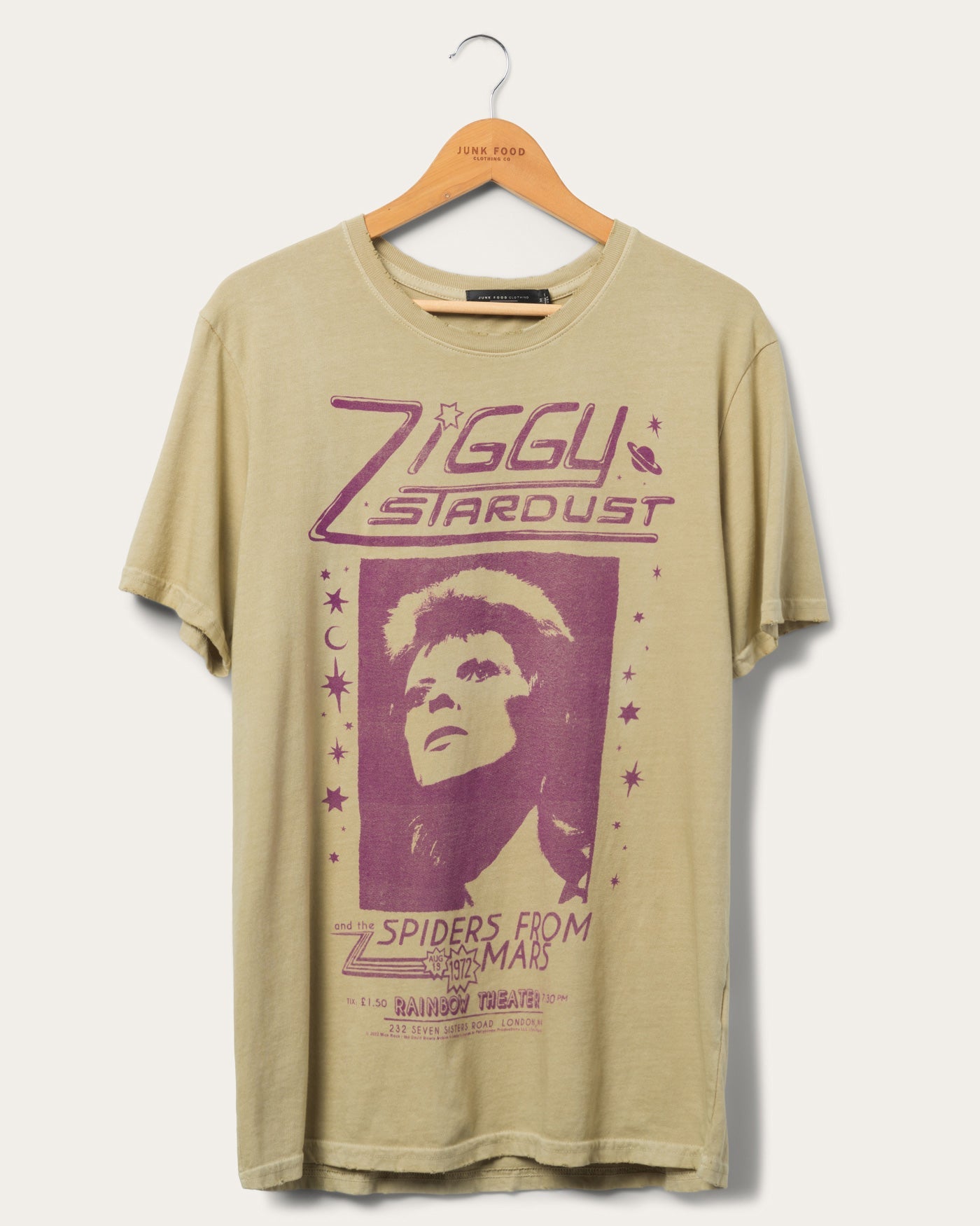 David Bowie Ziggy Stardust Spiders Vintage Tee