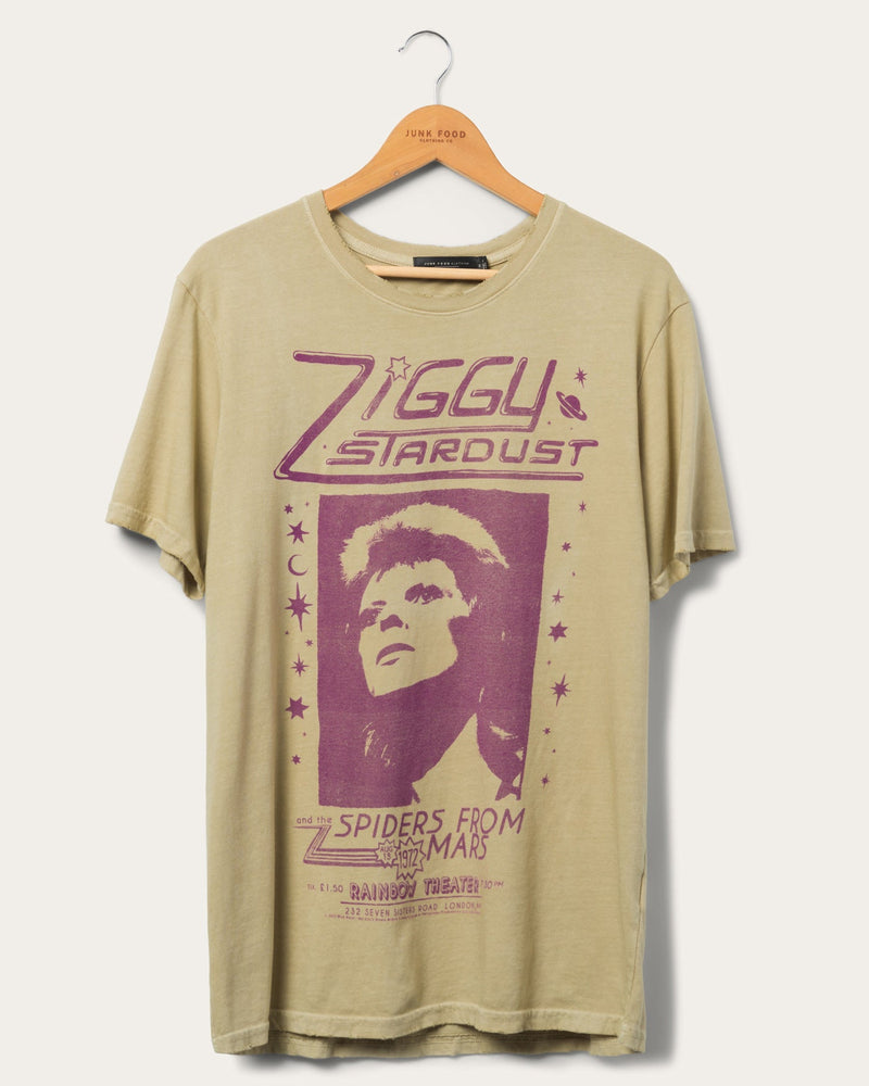 David Bowie T-Shirt  Red, White, Blue Ziggy Stardust And The Spiders From  Mars (Merchbar Exclusive) David Bowie Football Shirt