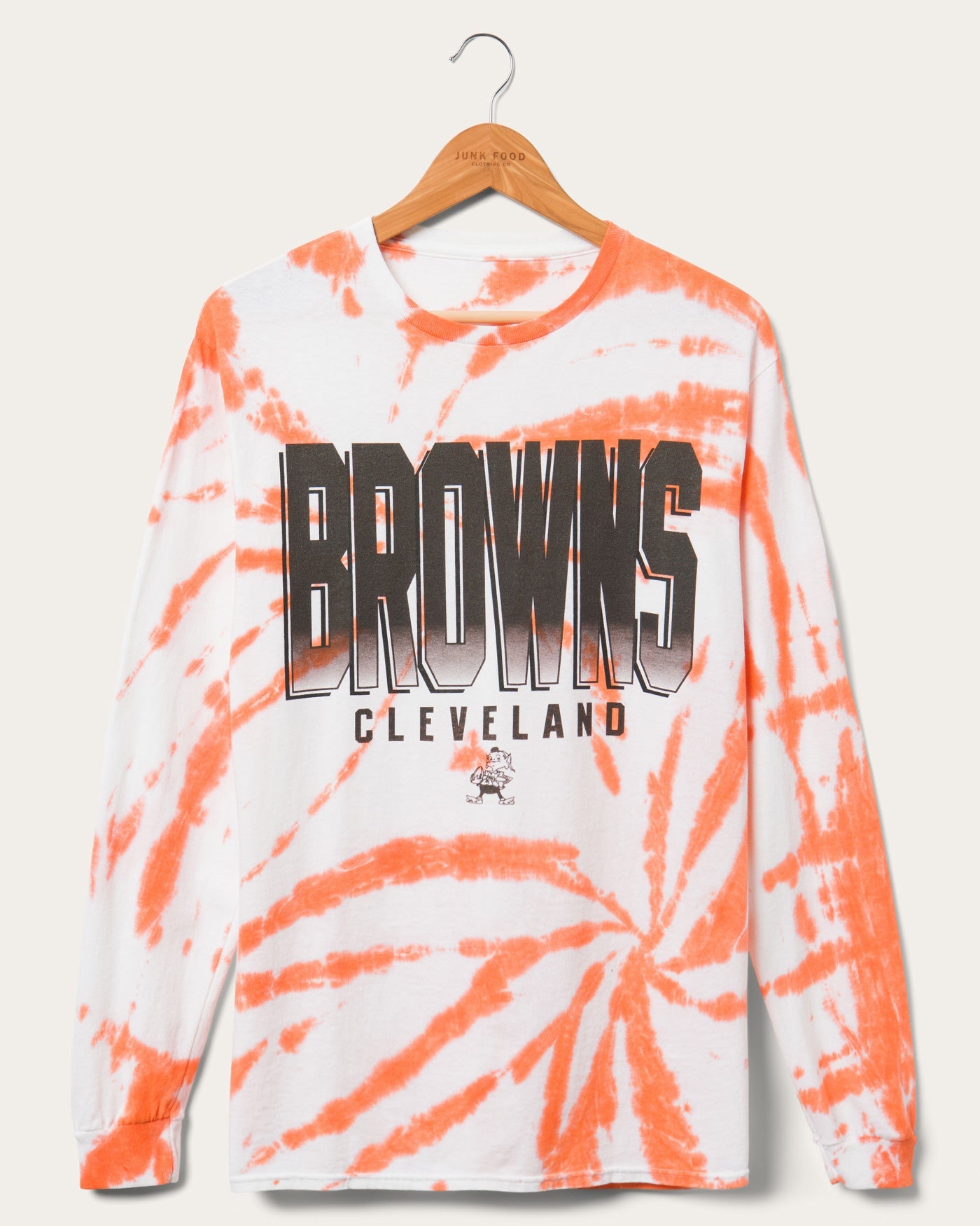 Browns Game Time Tie Dye Long Sleeve