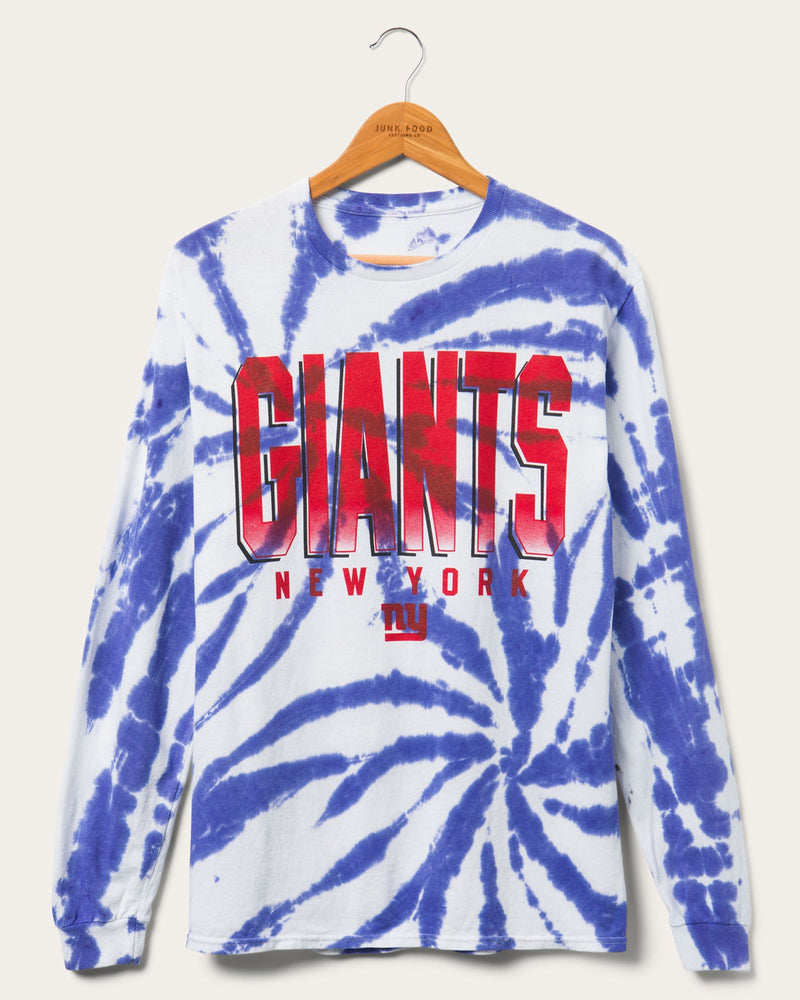 New York NY Giants NFL Team Apparel - Long Sleeve T-Shirt Mens XL - Blue