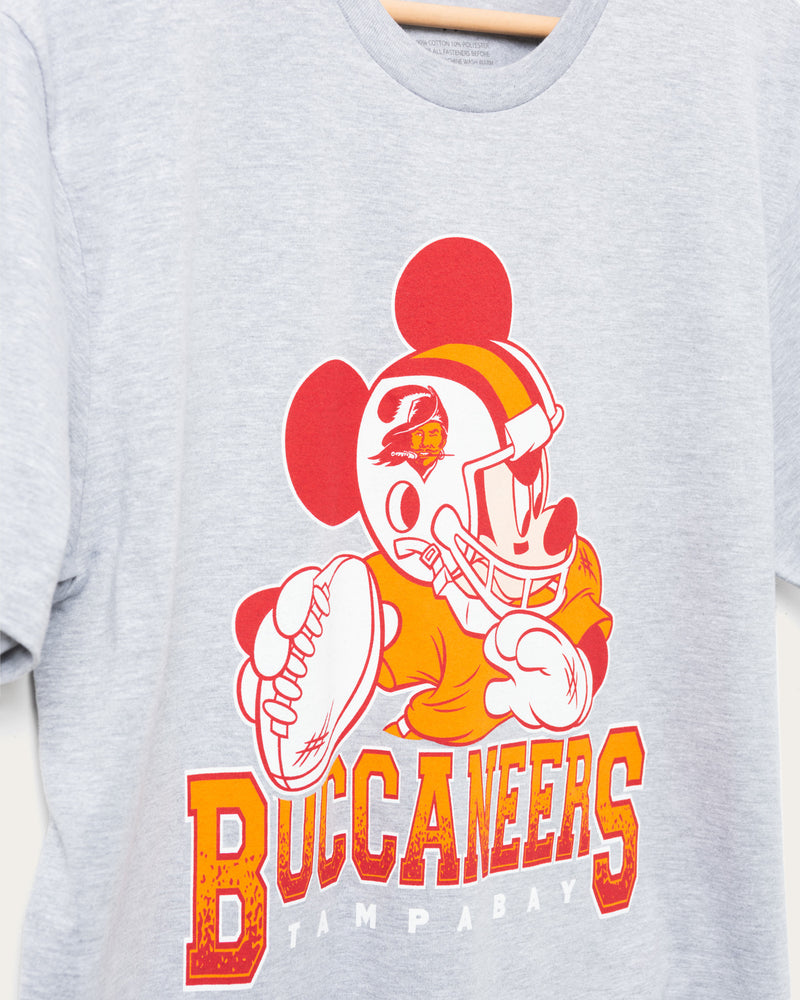 Men's Junk Food Navy Houston Texans Disney Mickey Huddle T-Shirt