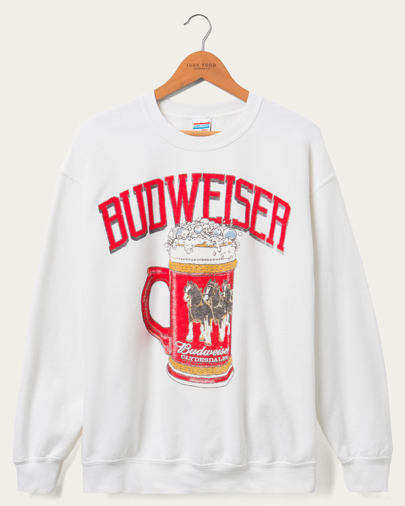 Budweiser Stein Flea Market Fleece | Junk Food Clothing