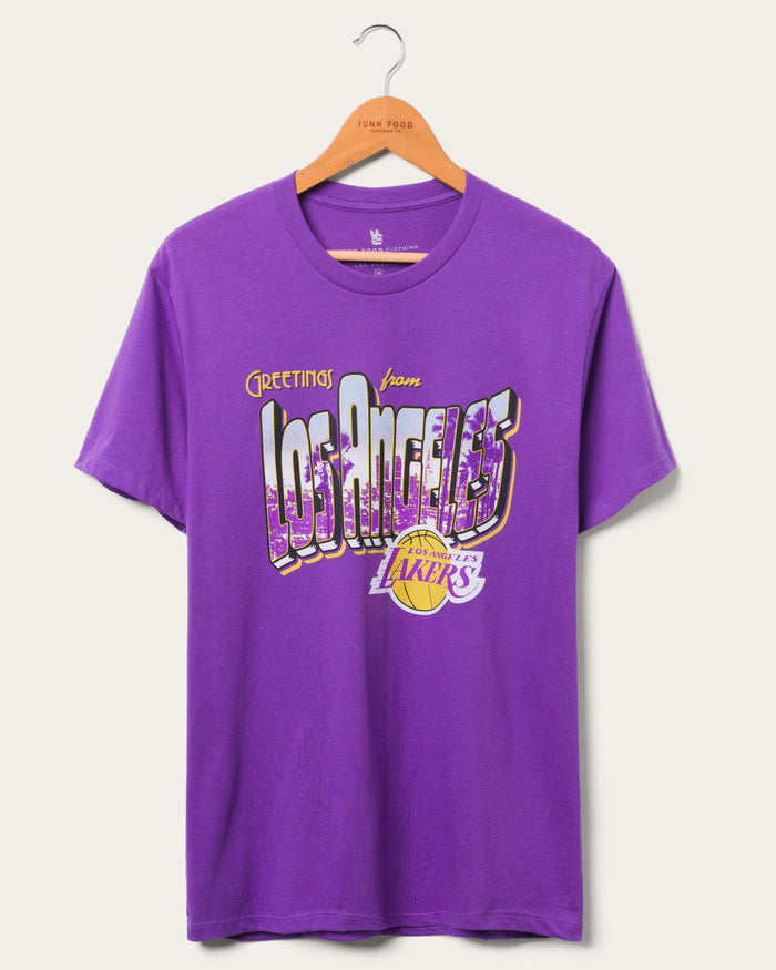 Los Angeles Lakers Junk Food Disney Vintage Mickey Baller T-Shirt