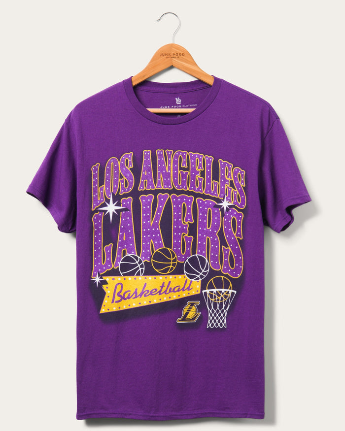 Los Angeles Lakers Vintage Arch Shatter Tee Unisex