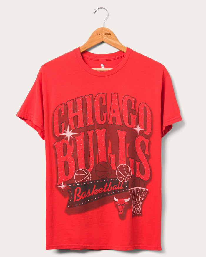 NBA Chicago Bulls Tie Dye Hoodie, Junk Food Clothing