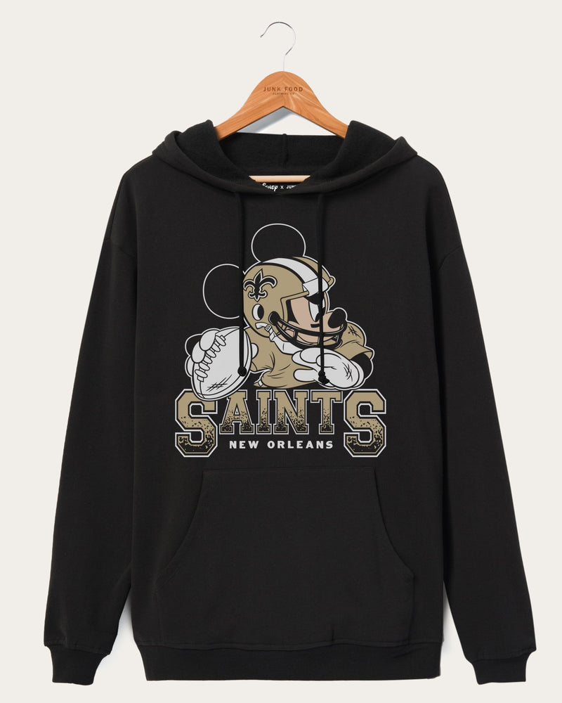 Saints Mickey QB Hoodie, Junk Food Clothing