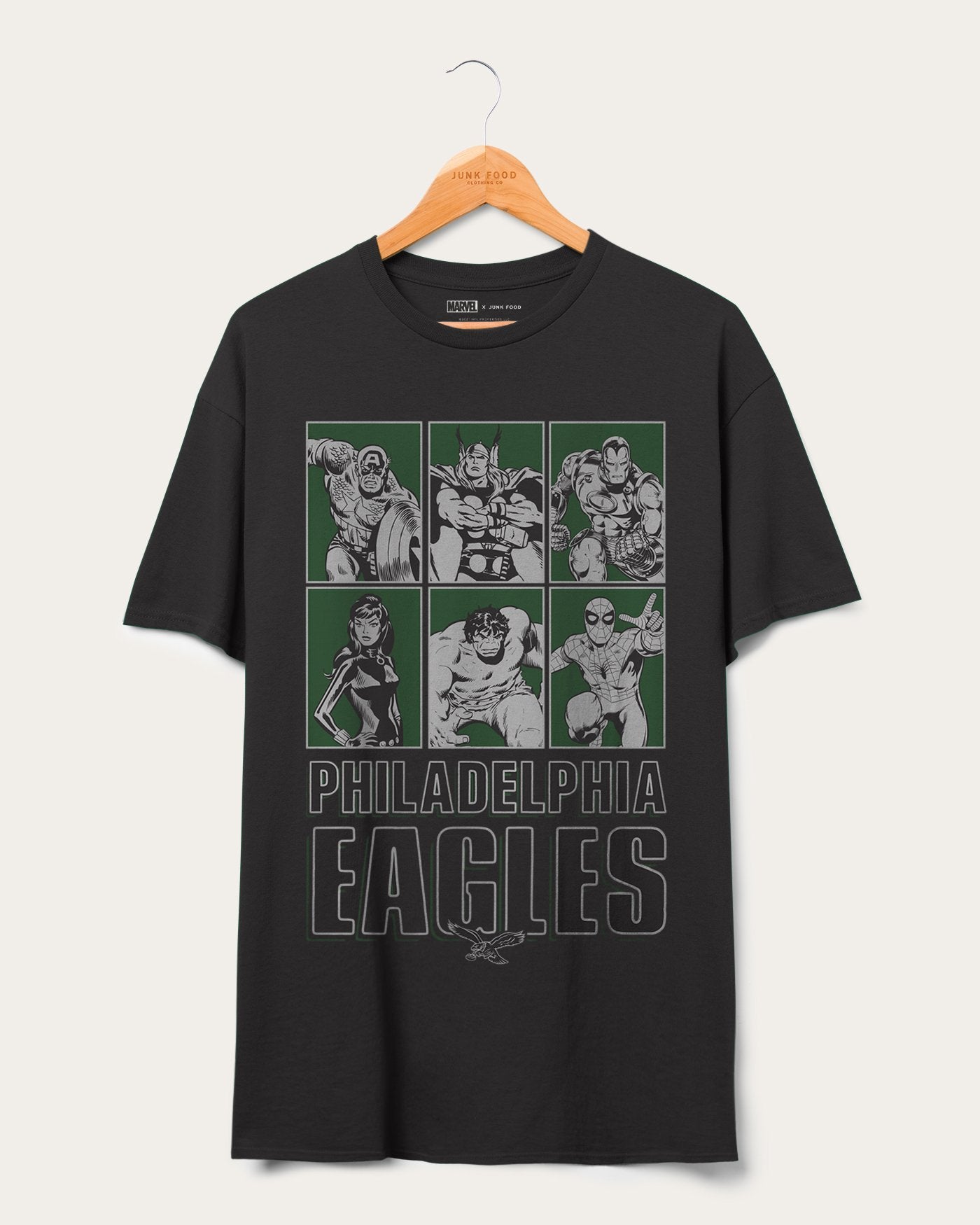 Eagles Marvel The Avengers Line Up Tee