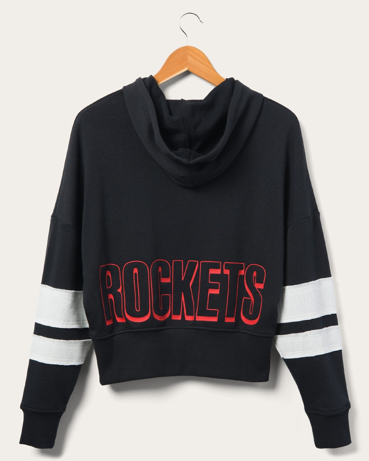 Women's Rockets Overtime Striped Fleece Hoodie