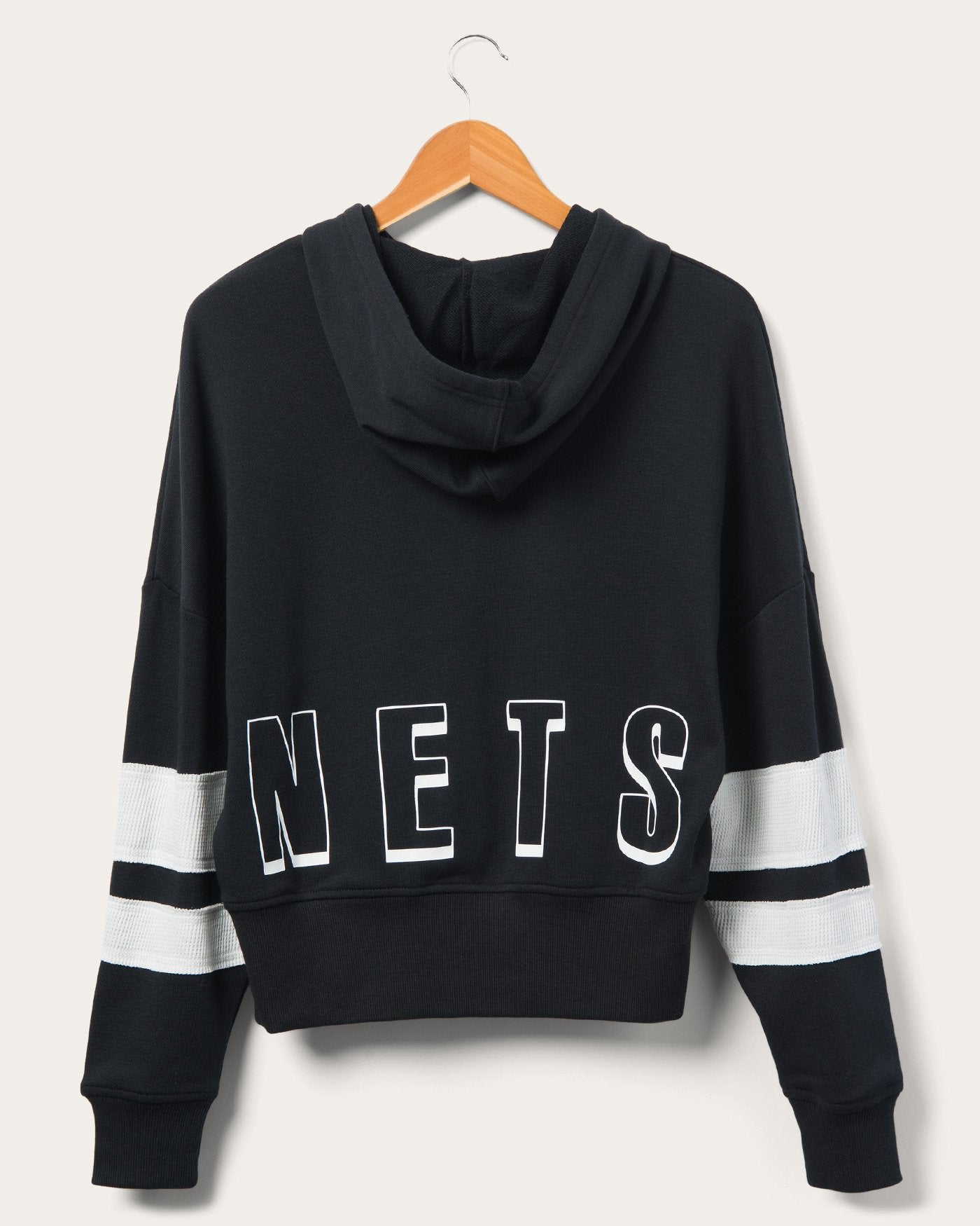 Women's Nets Overtime Striped Fleece Hoodie