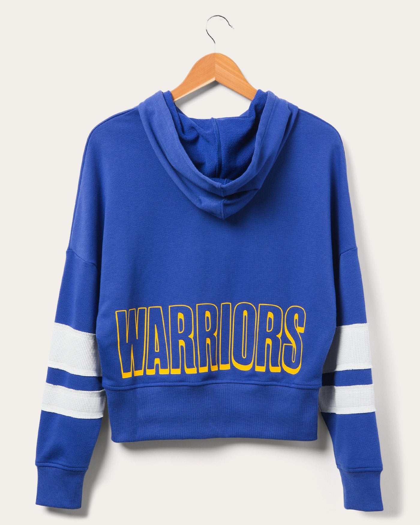 Women's Warriors Overtime Striped Fleece Hoodie