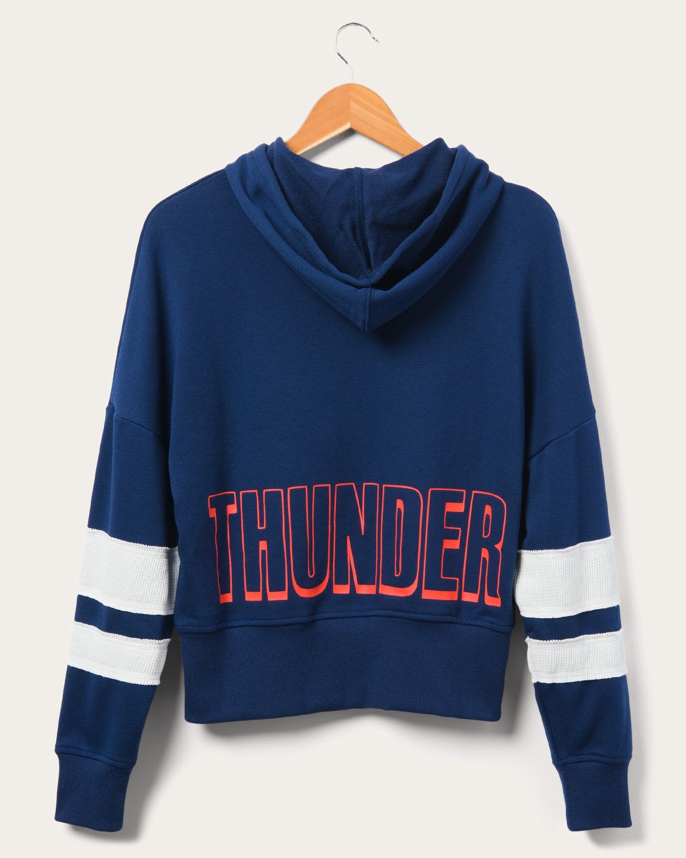 Women's Thunder Overtime Striped Fleece Hoodie