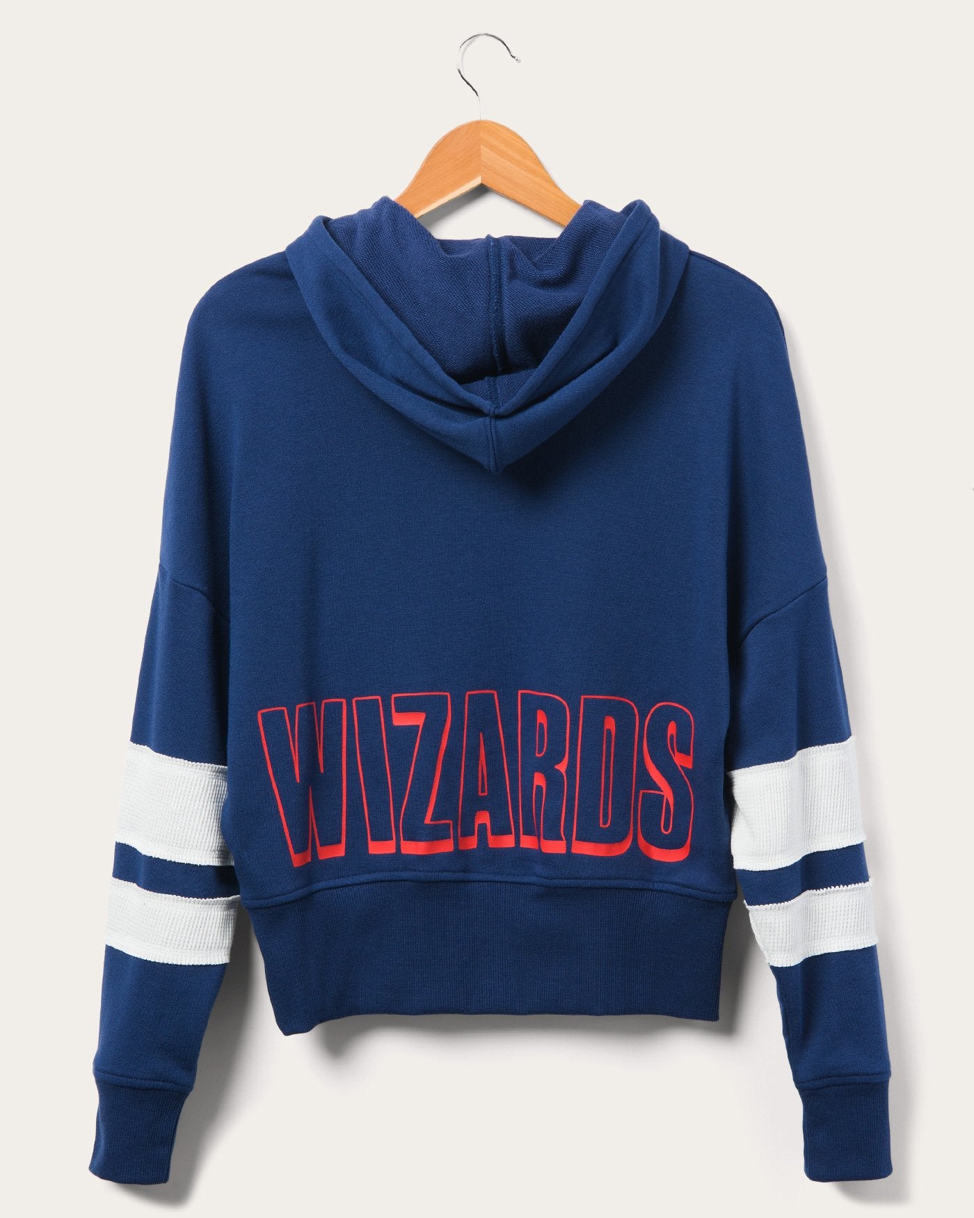 Women's Wizards Overtime Striped Fleece Hoodie