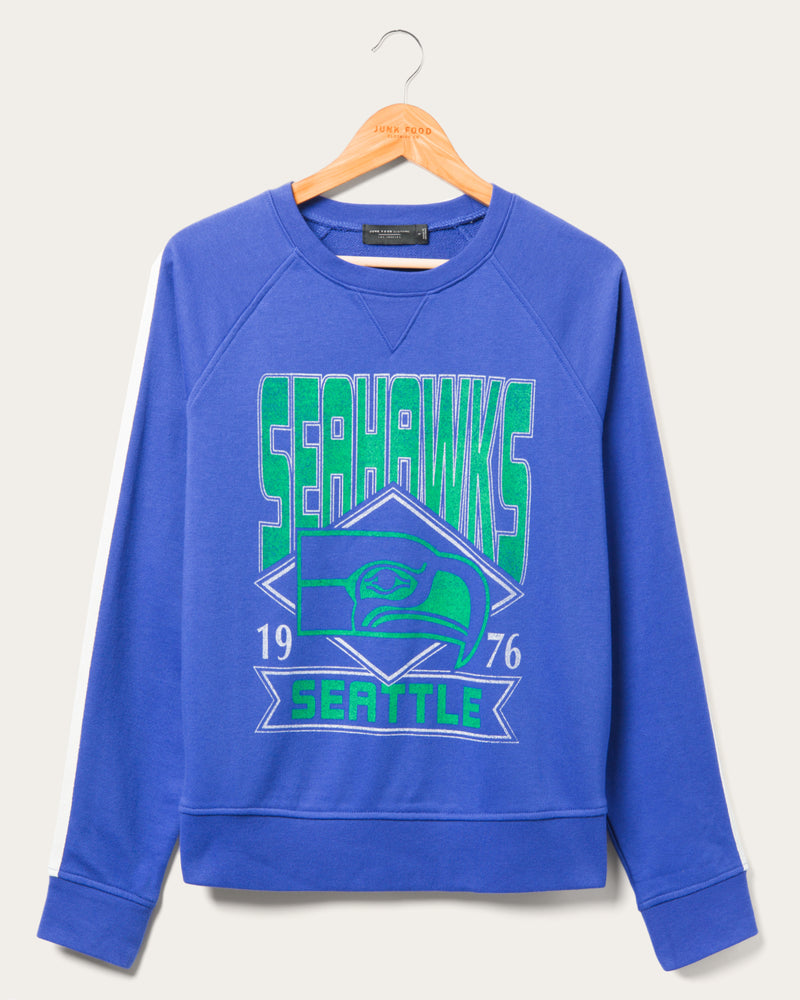 Seattle Seahawks Long Sleeve Raglan, Junk Food Clothing