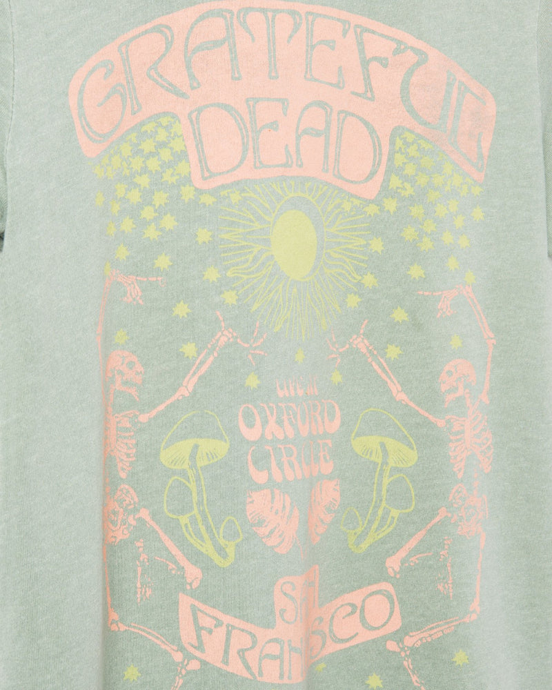 Womens Grateful Dead Square Tee, Junk Food Clothing