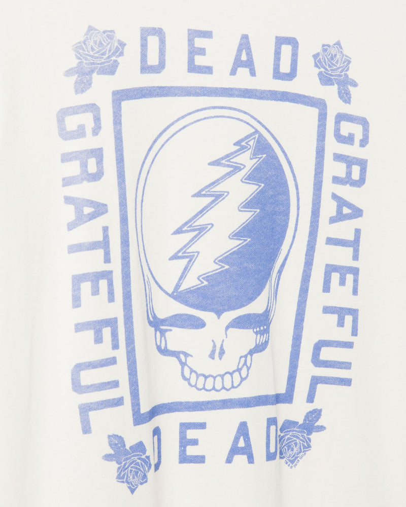 Junkfood Grateful Dead Band T-Shirt - One Size - Orange , Women's