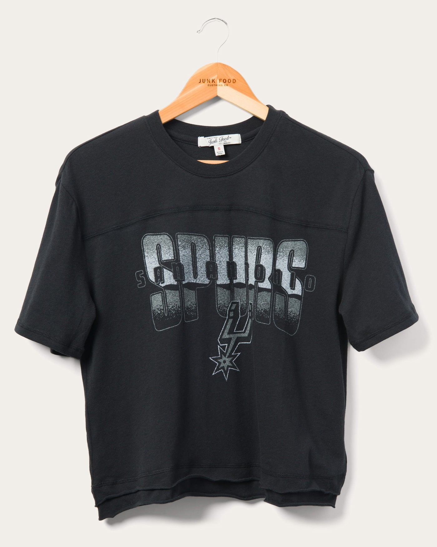 Women's Spurs Courtside Cropped Tee