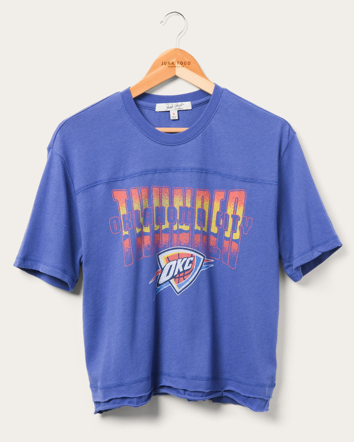 NBA Oklahoma City Thunder Logo T-Shirt by Junk Food* Size: XX-Large