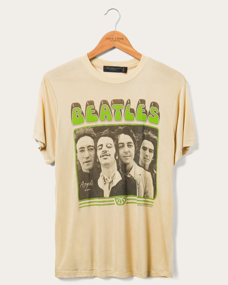 Women's The Beatles Apple Vintage Tissue Tee | Junk Food Clothing