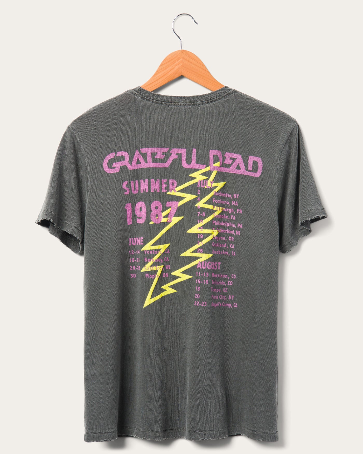 Women's Grateful Dead Summer Tour 1987 Vintage Tee