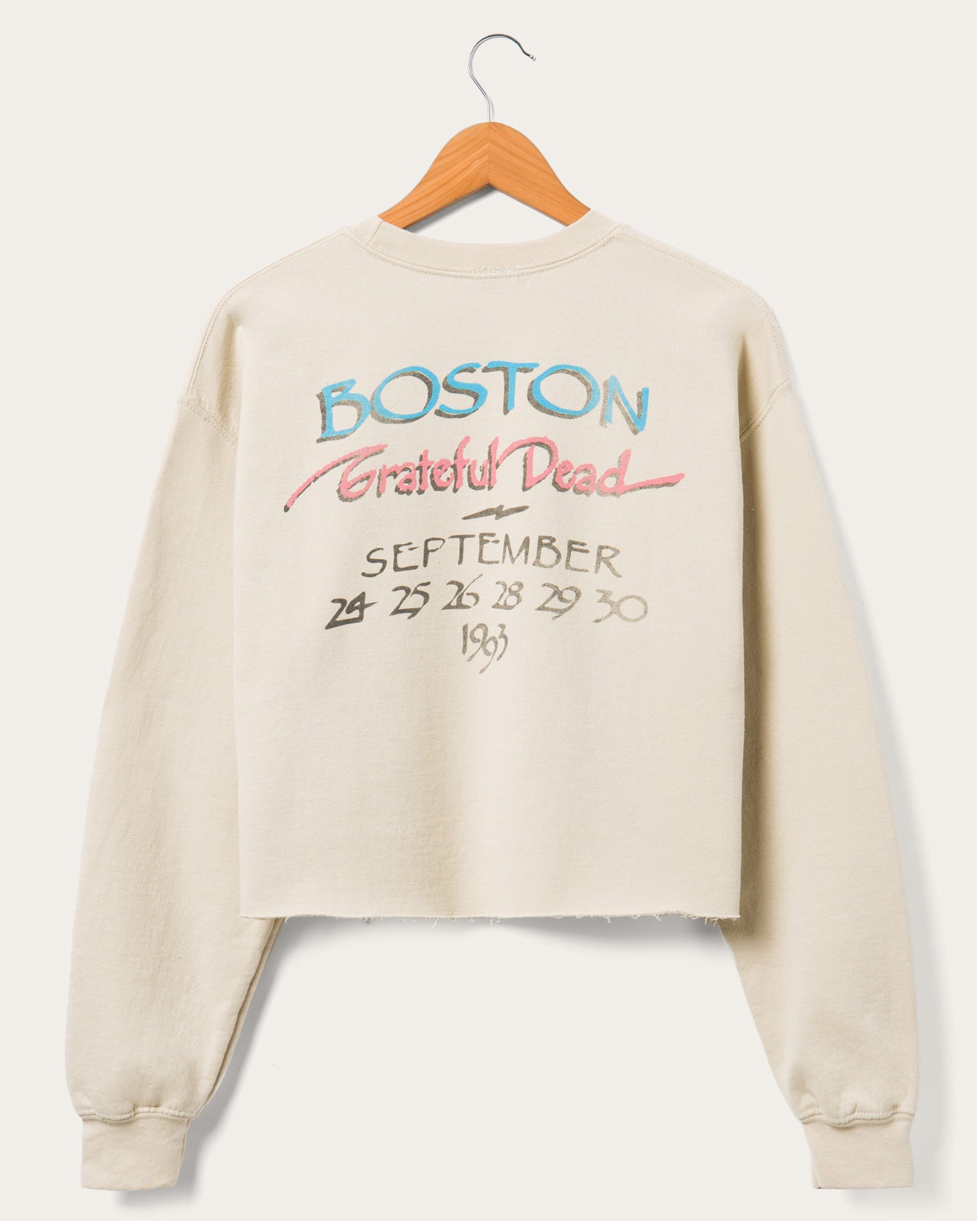 Women's Grateful Dead Boston Garden Flea Market Fleece Crop