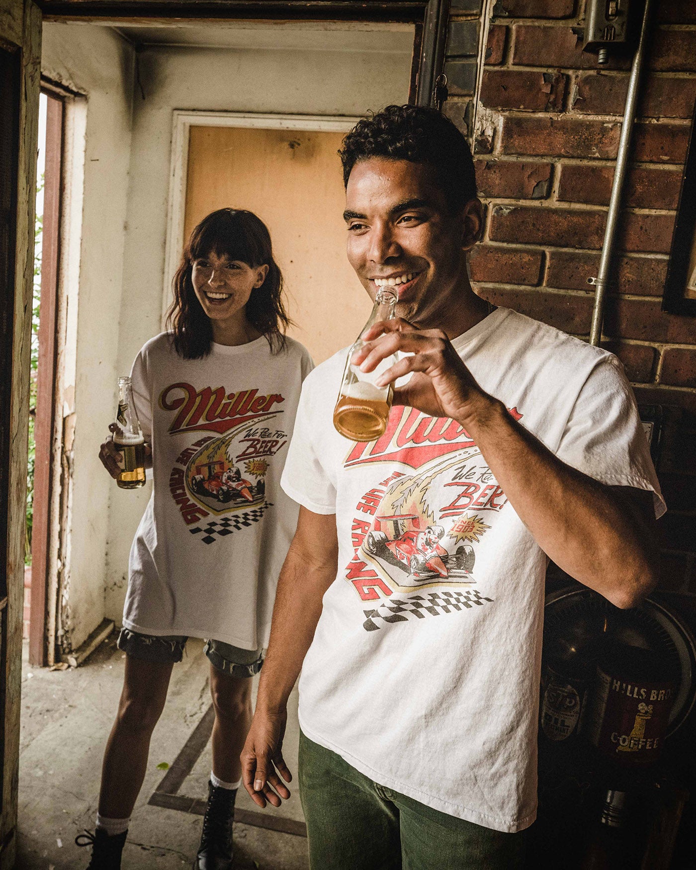 Miller High Life Racing Beer Flea Market Tee