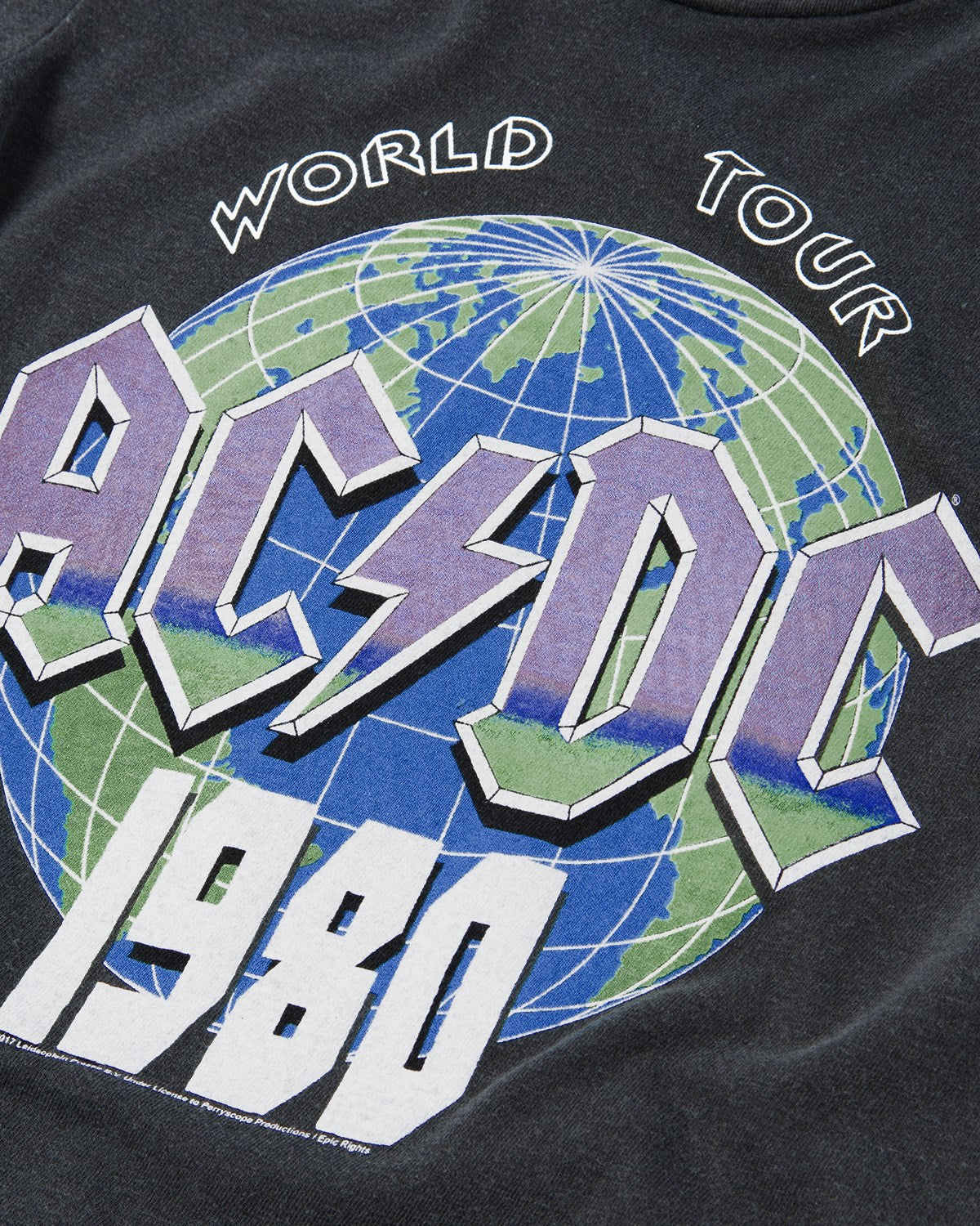 GIRLS AC/DC 1980 TOUR TEE