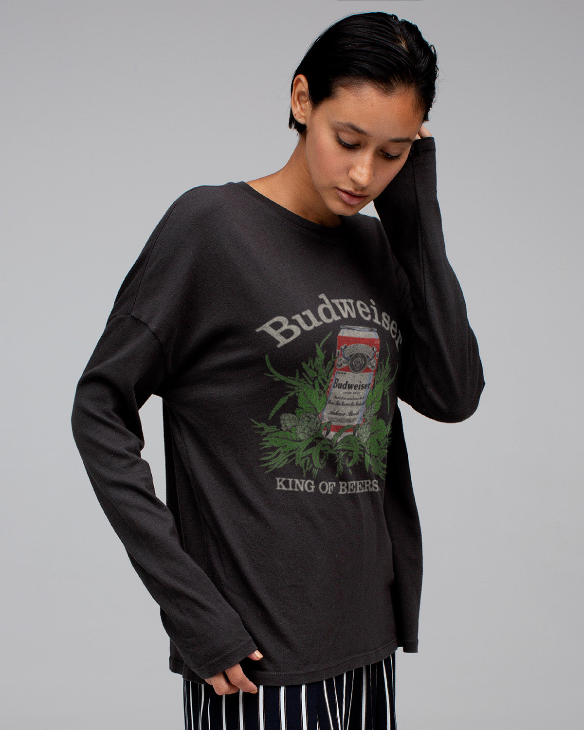 WOMENS BUDWEISER LONG SLEEVE