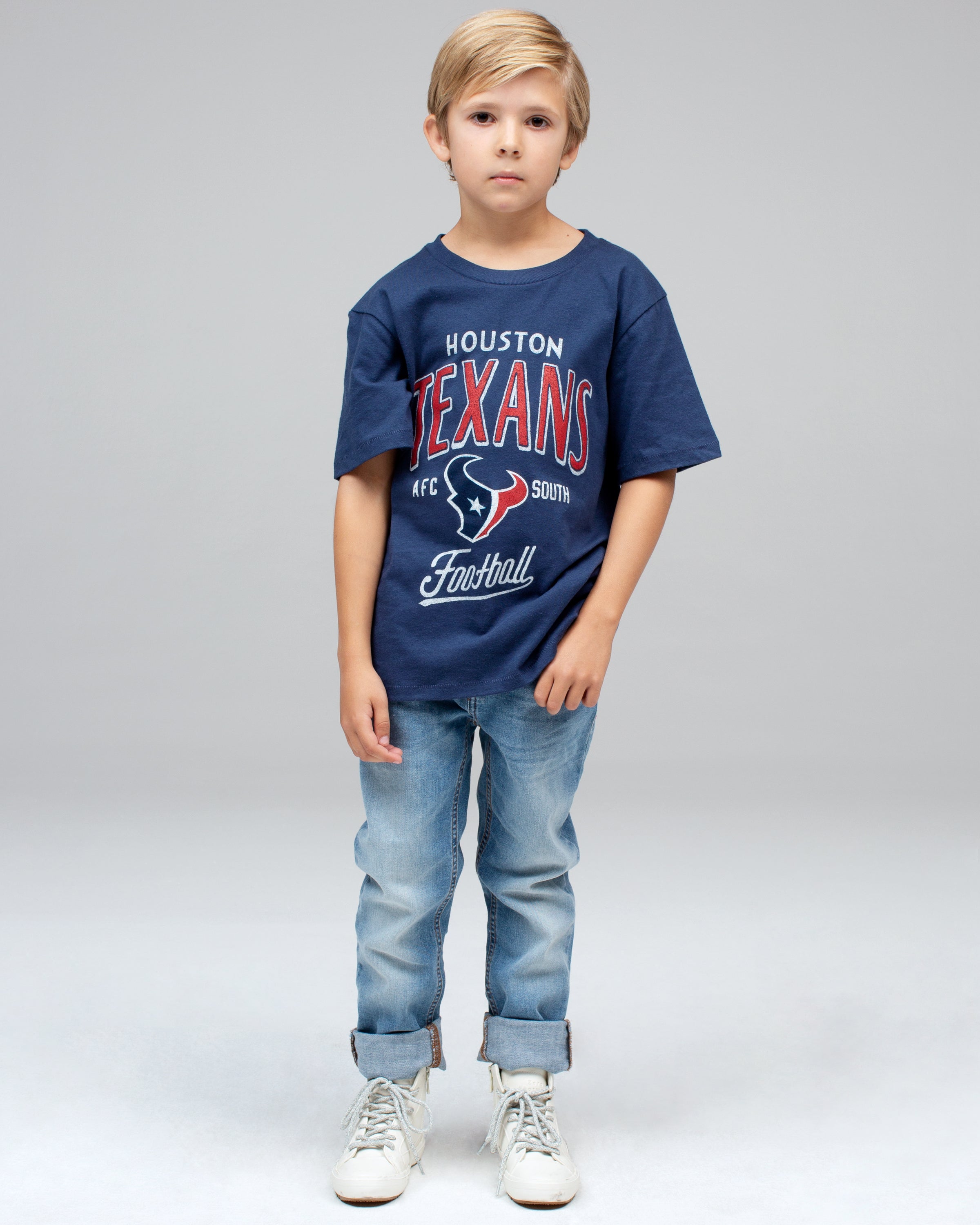 BOYS TEXANS TOUCHDOWN TEE