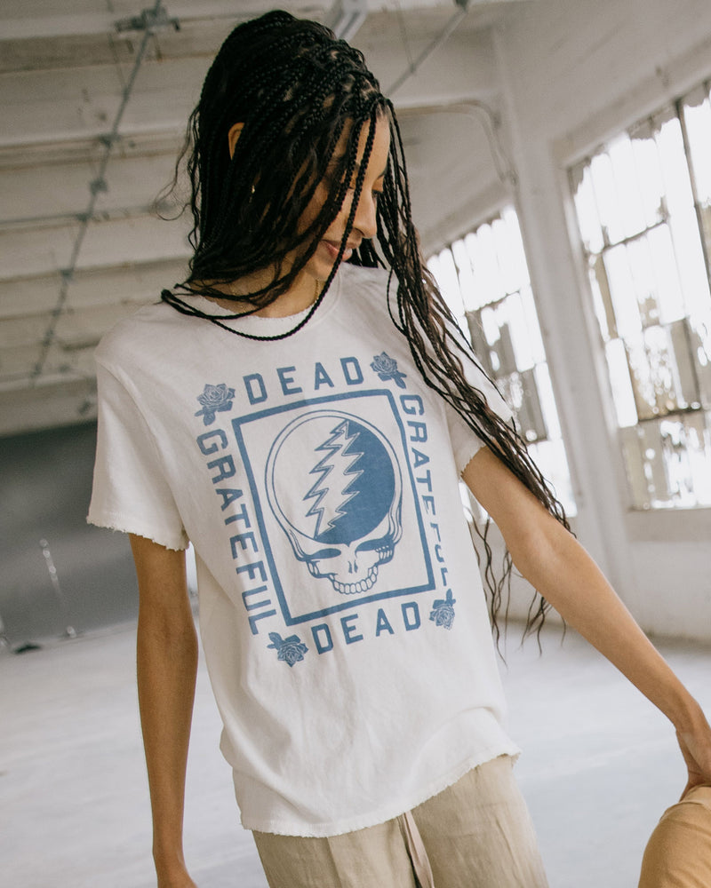 Womens Grateful Dead Square Tee, Junk Food Clothing