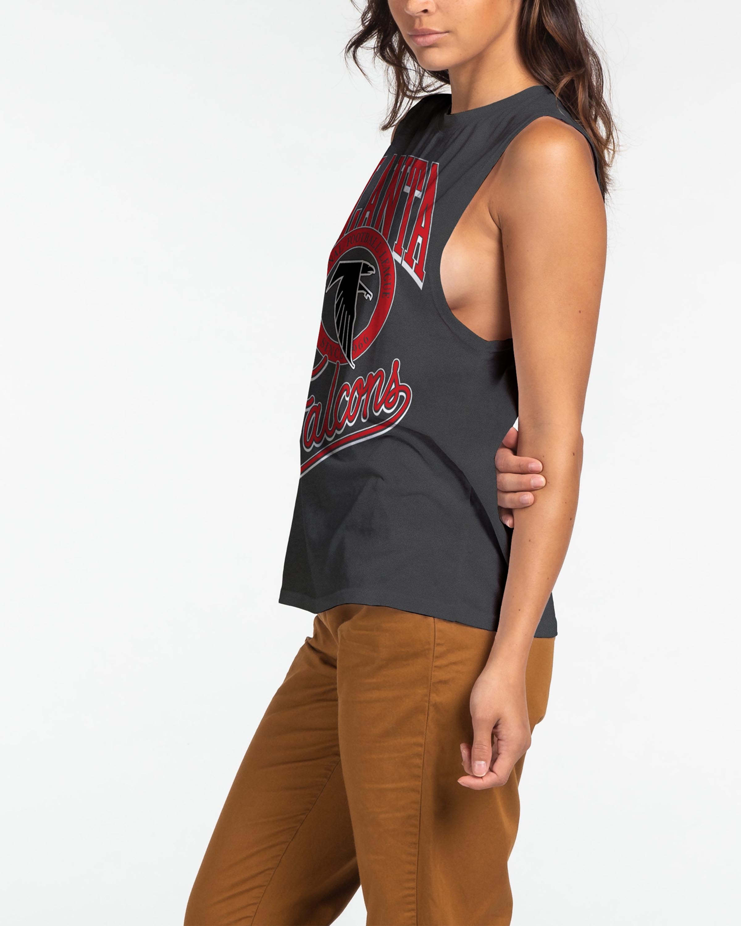 Women's Falcons Vintage Muscle Tank