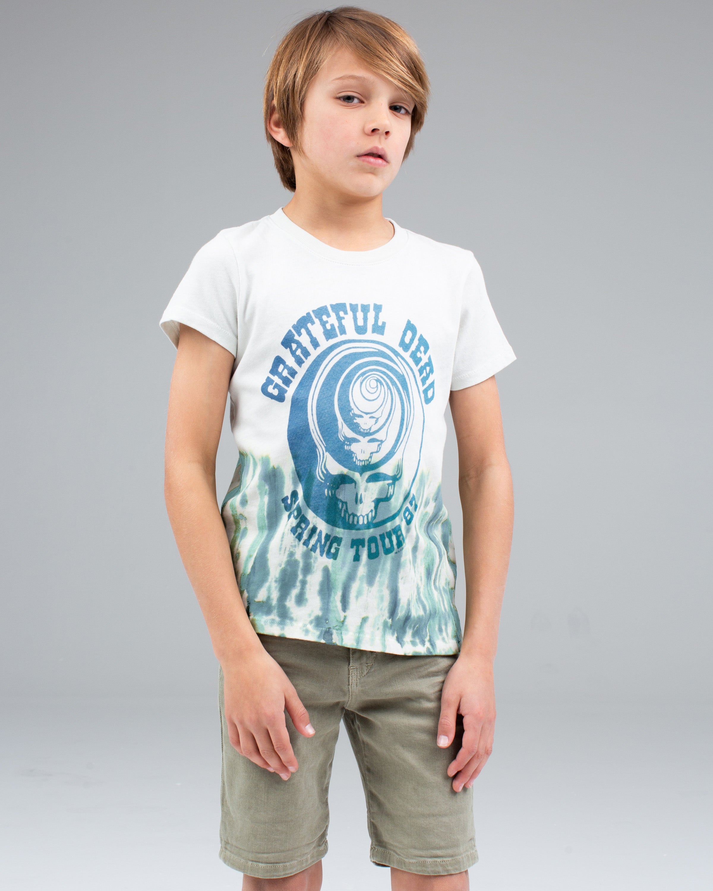 BOYS GRATEFUL DEAD TIE DYE TEE