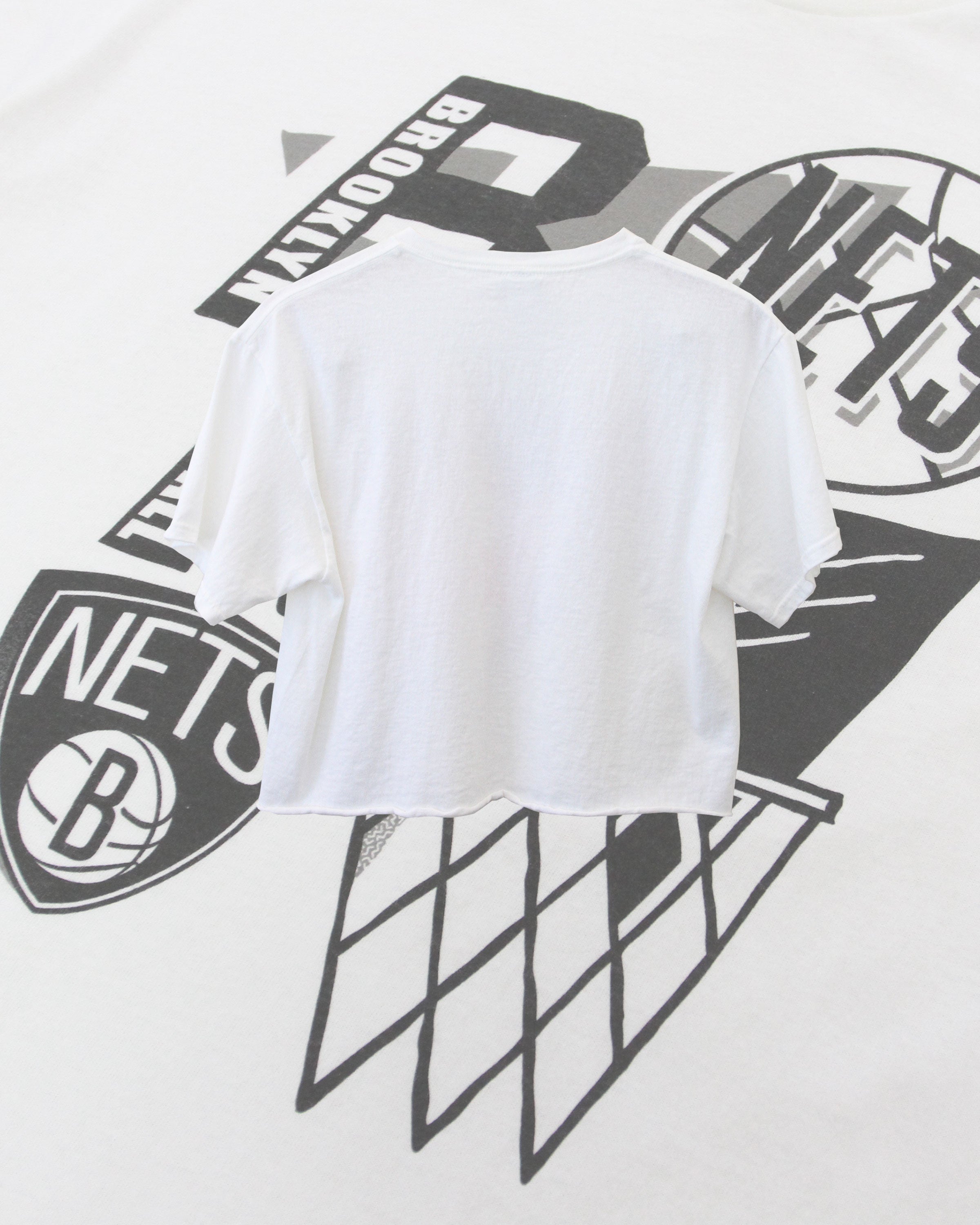 Women's Nets Half Court Crop Tee