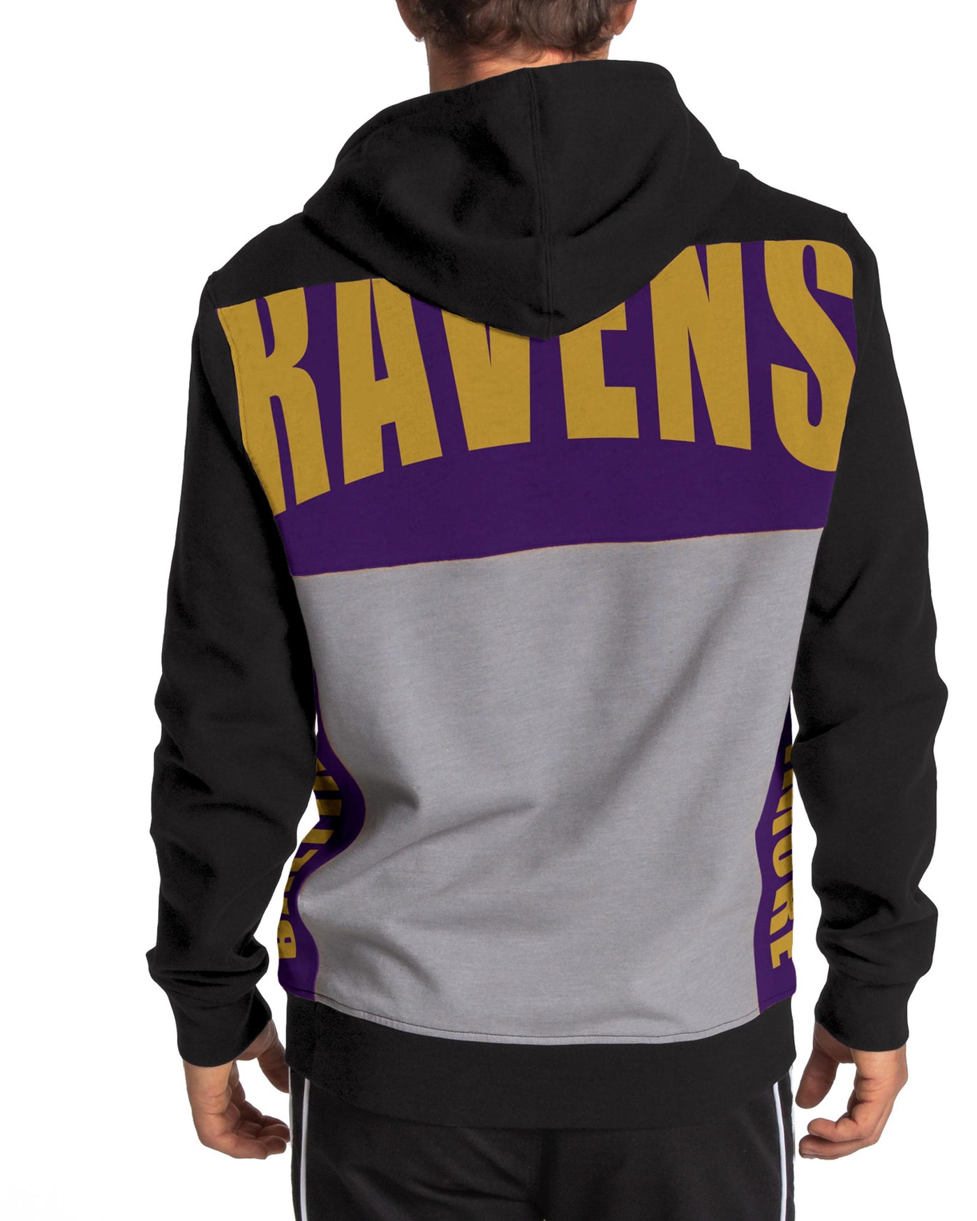 Mens Ravens Colorblock Hoodie – Junk 