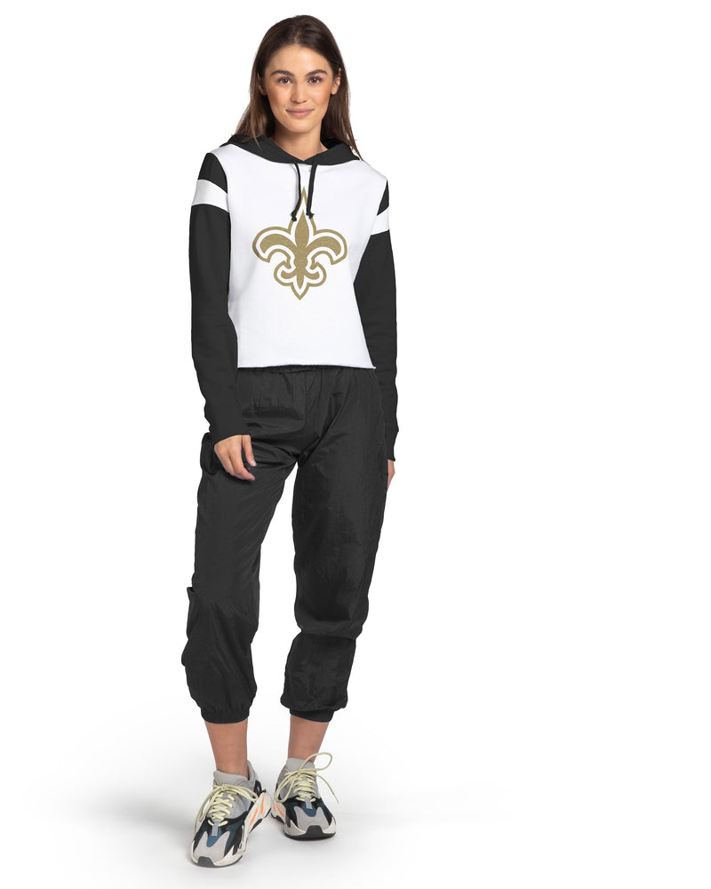 Womens Saints Cropped Hoodie