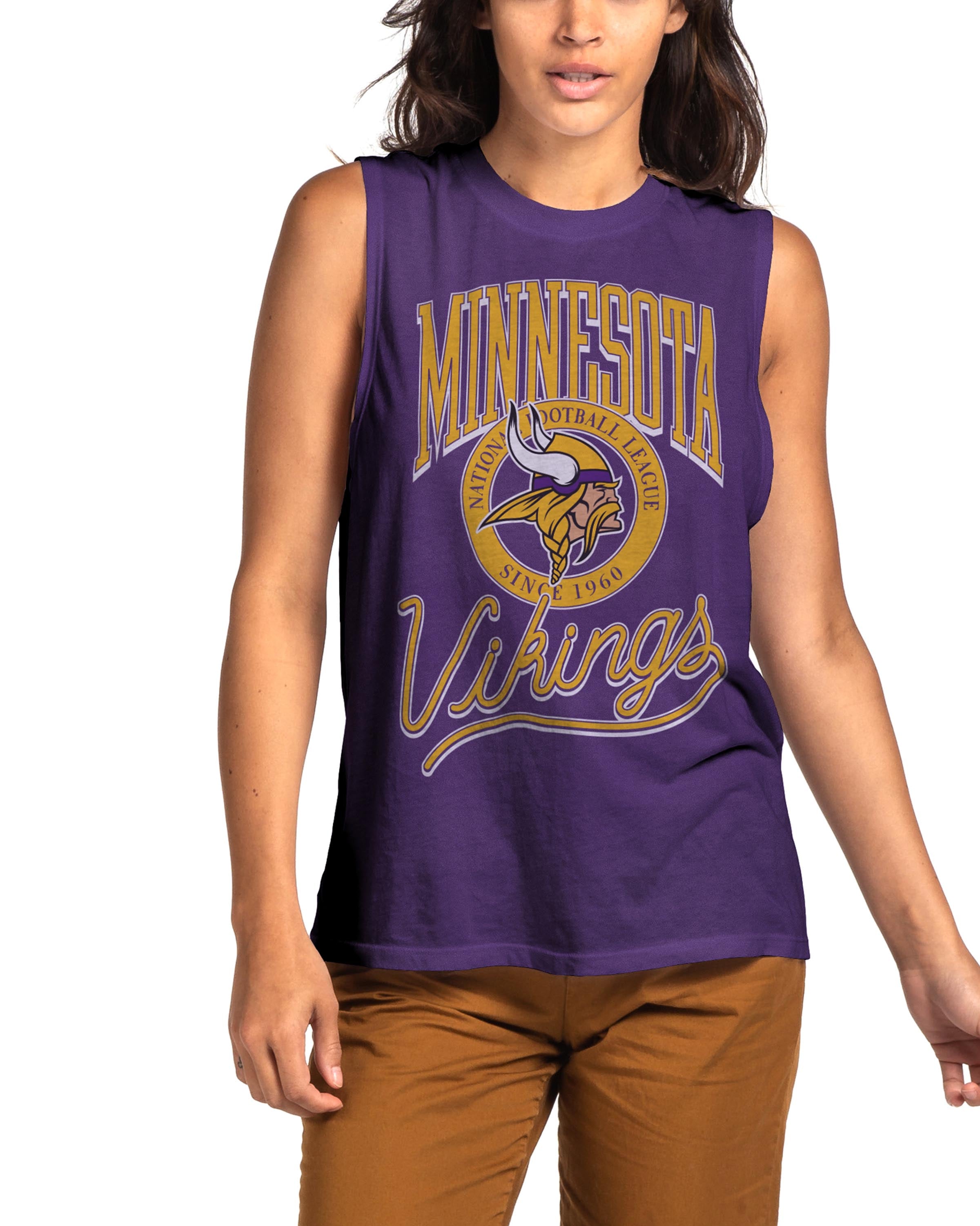 Women's Vikings Vintage Muscle Tank