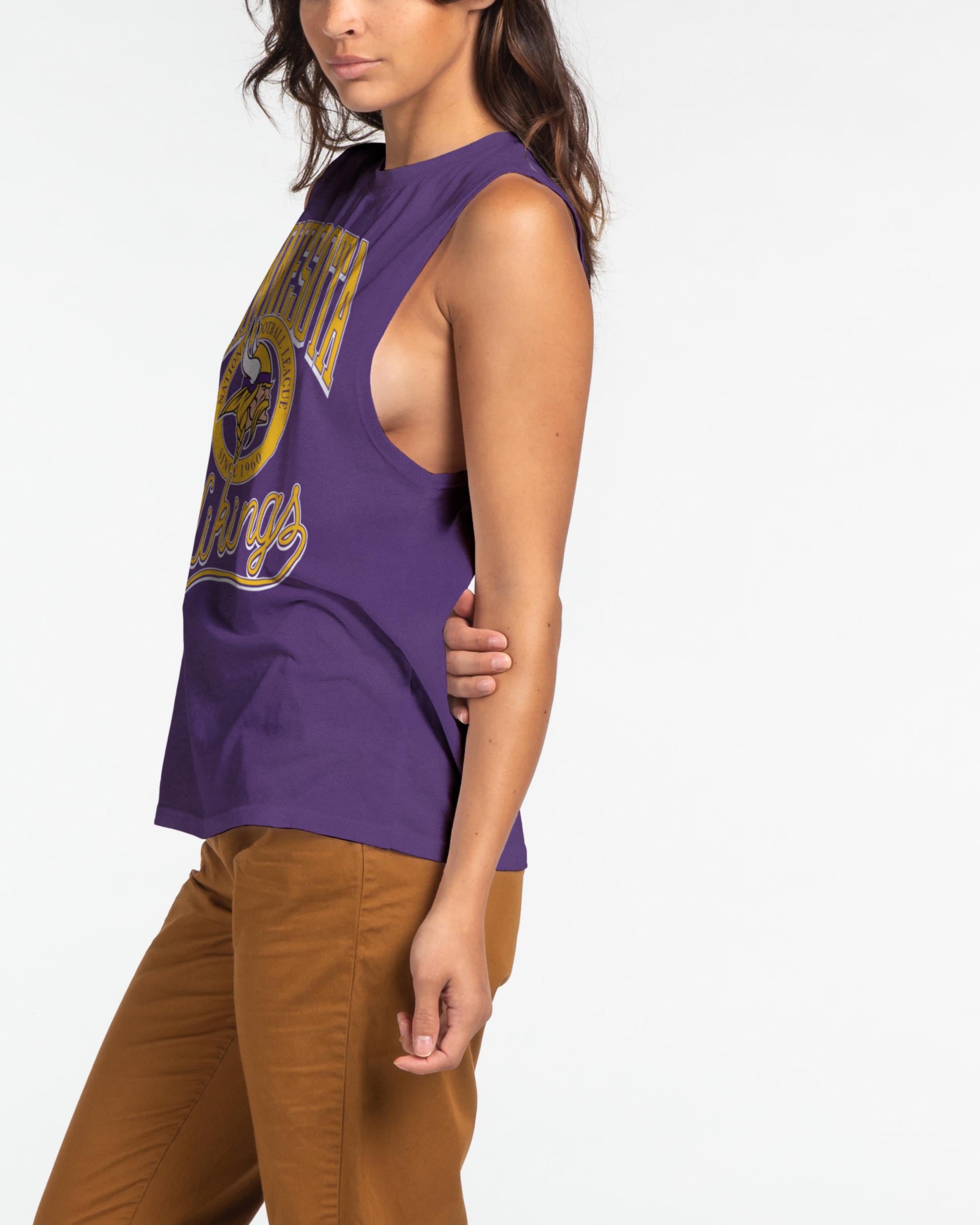 Women's Vikings Vintage Muscle Tank