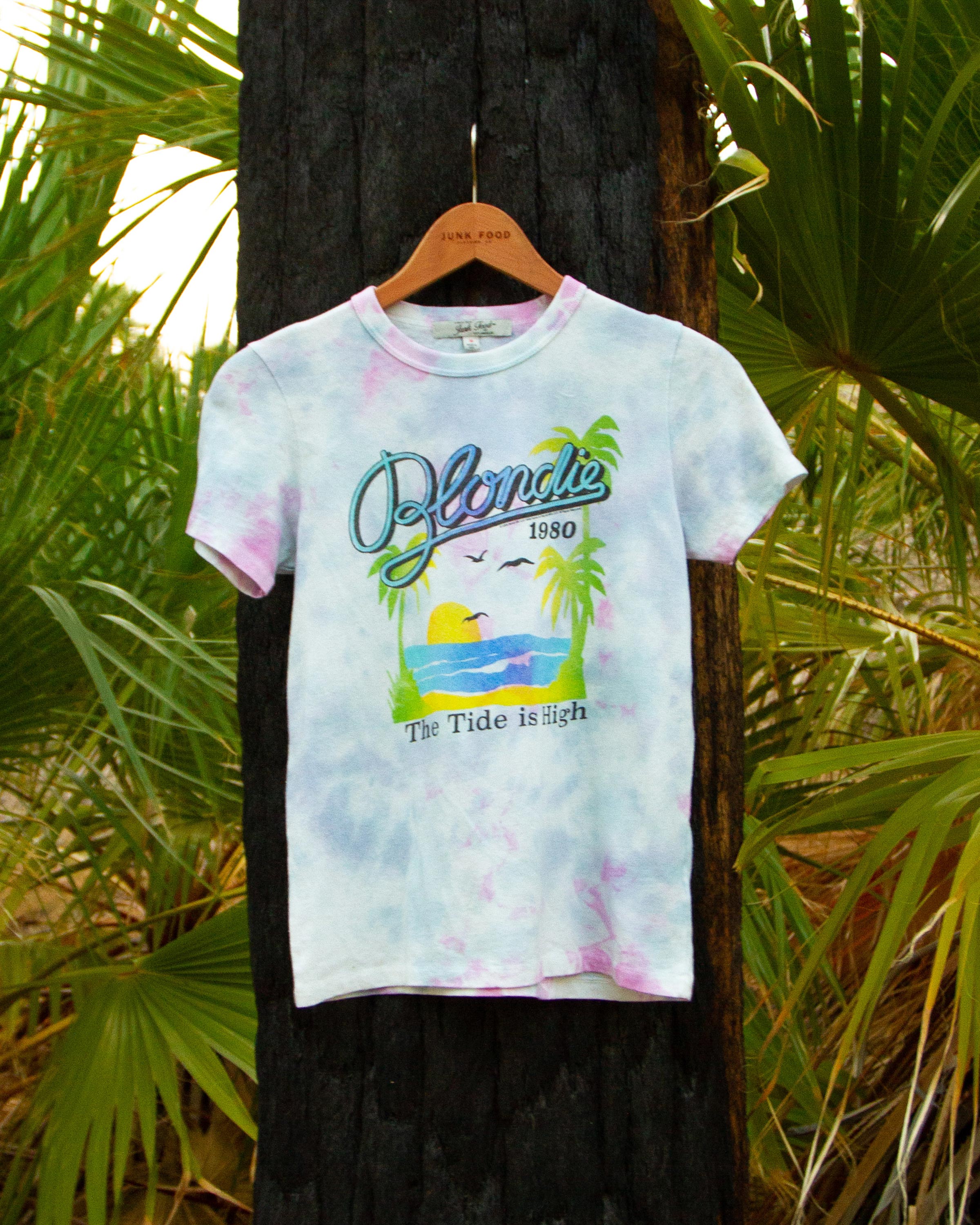 WOMENS BLONDIE TIDE IS HIGH TIE DYE ORIGINAL TEE