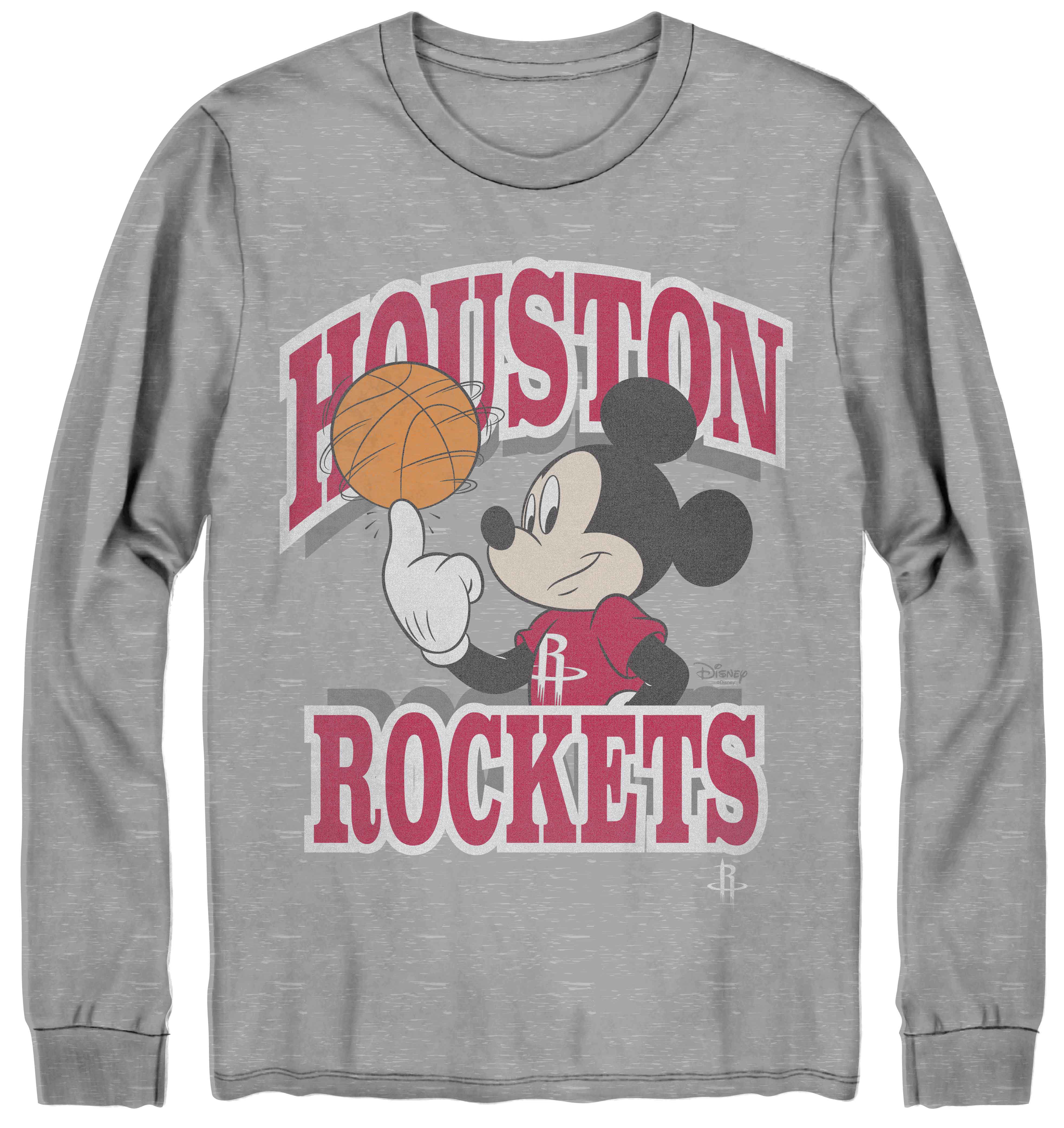 Unisex Rockets Mickey Team Spirit Long Sleeve