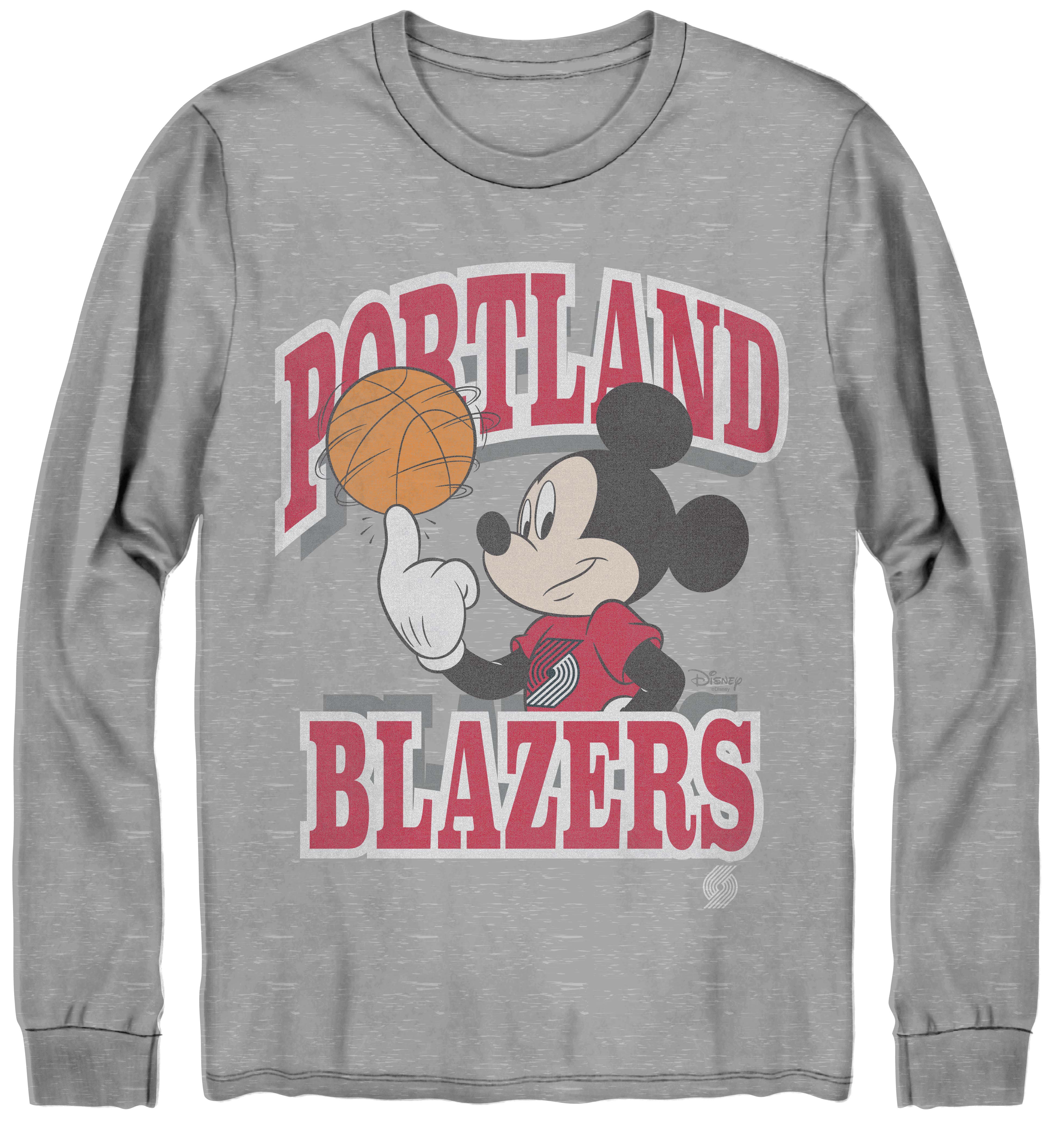 Unisex Trailblazers Mickey Team Spirit Long Sleeve Tee