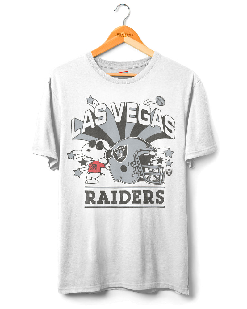 Men's Junk Food Black Las Vegas Raiders Throwback T-Shirt
