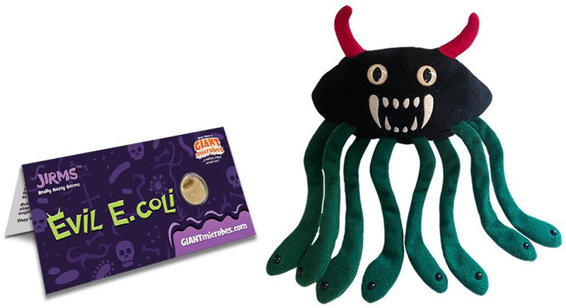 GIANTmicrobes Plush - Evil E. Coli With Tag