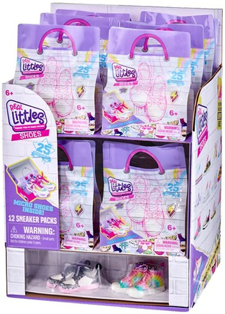 Shopkins Real Littles Sneakers (Sealed box of 12 - Mystery Packs)