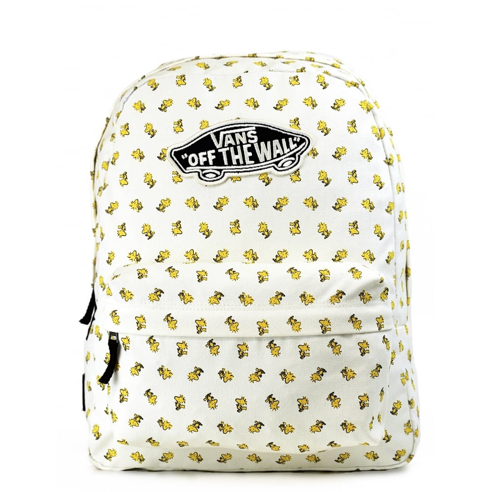 vans peanuts backpack yellow