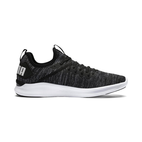 puma ignite flash evoknit in black