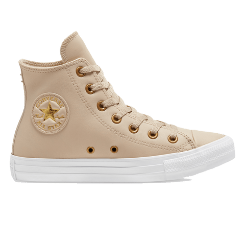 cream and gold converse