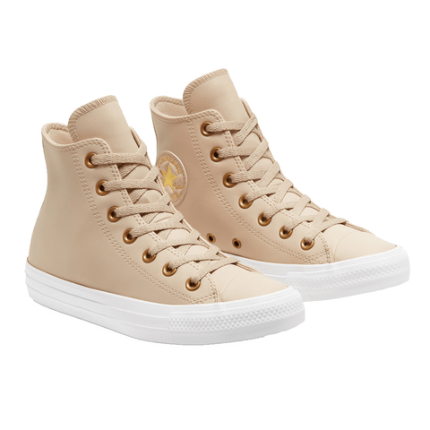 cream and gold converse