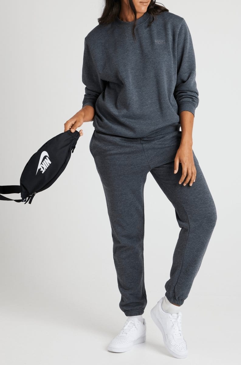 ASICS WOMEN'S FLEECE GREY TRACKPANTS – INSPORT